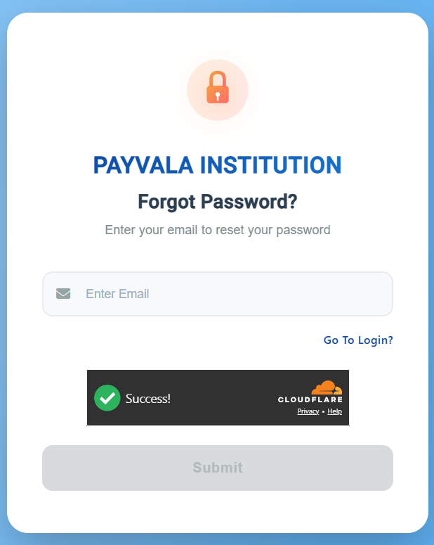 Forgot Password