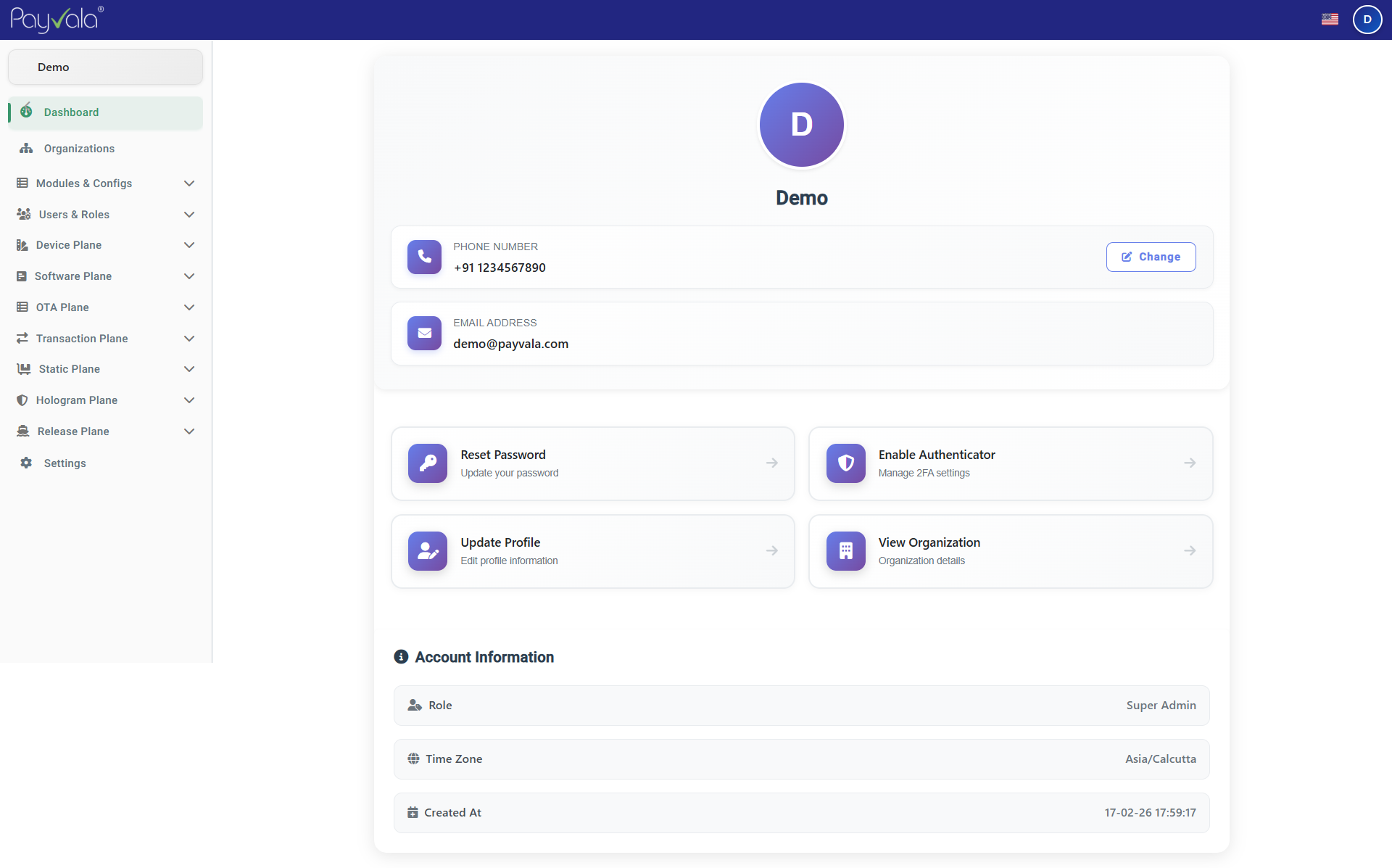 User Profile
