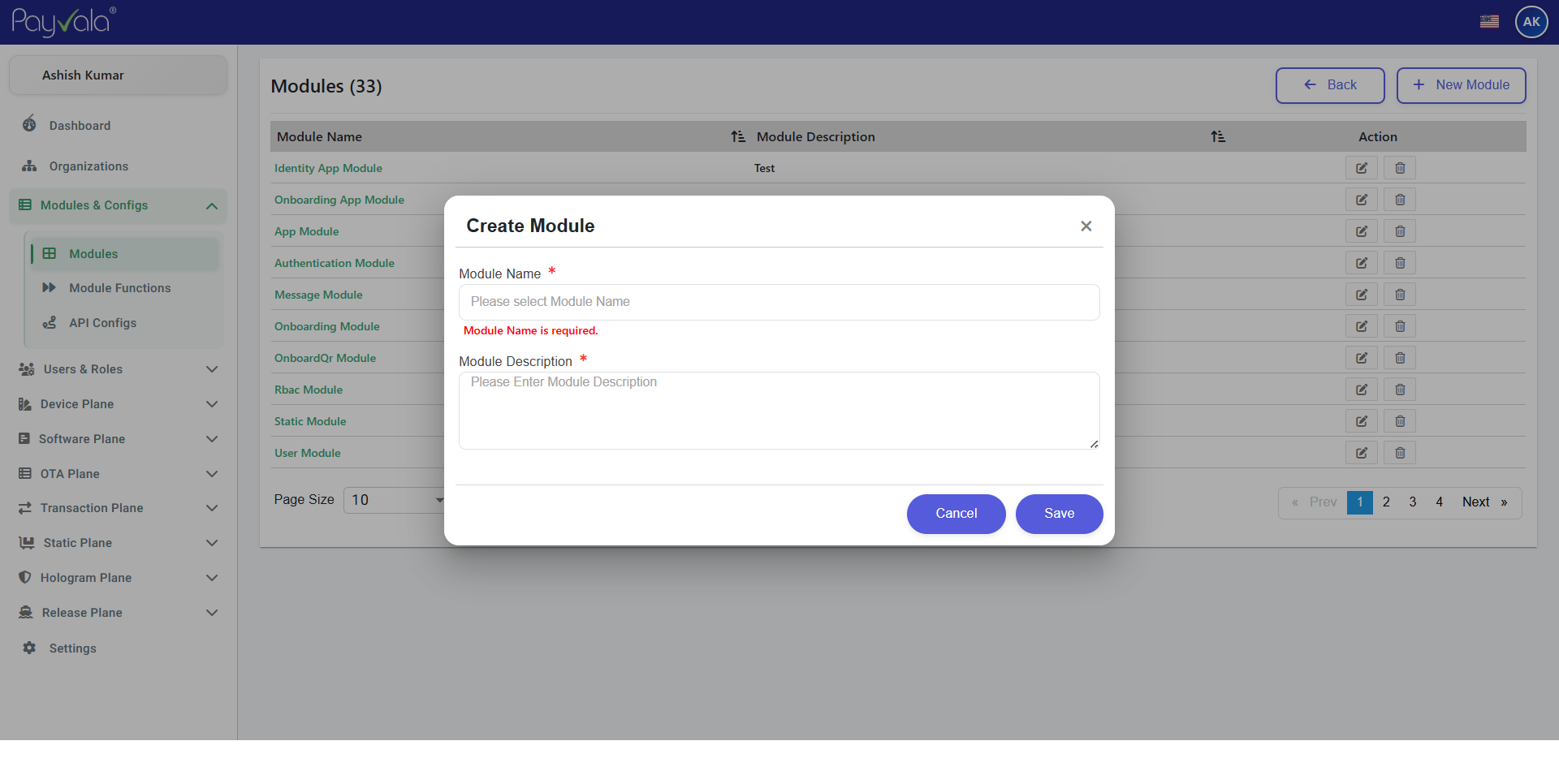Modules Management