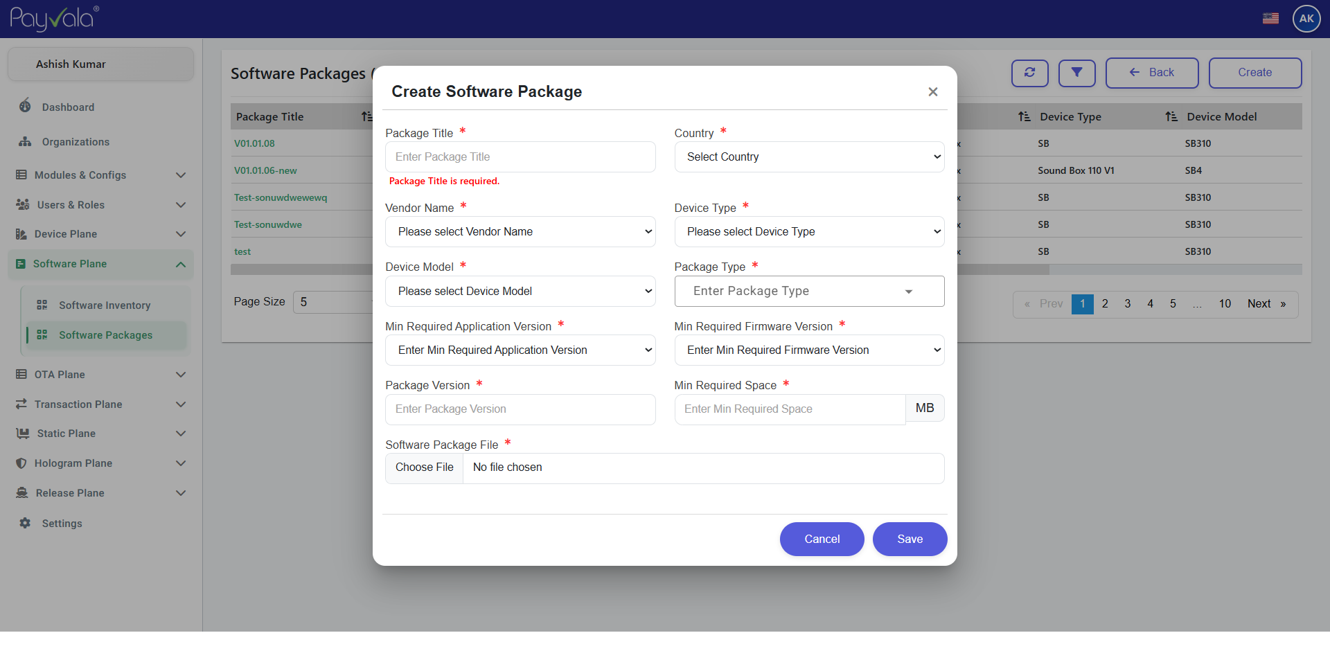 Software Packages